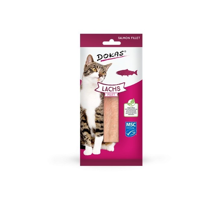 Dokas lazacfilé cicáknak