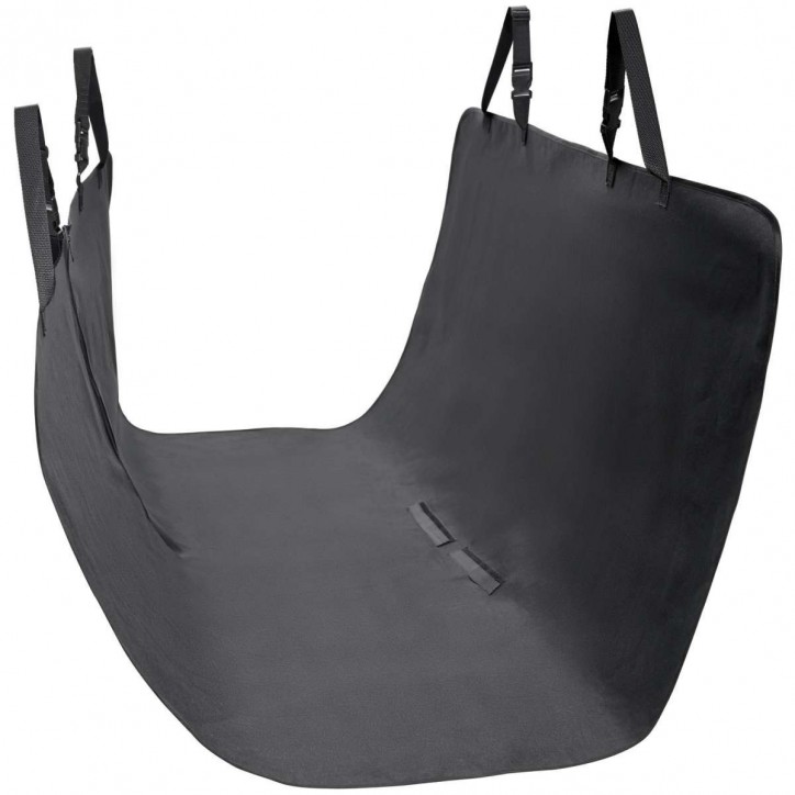 Hátsó ülésvédő huzat 150 x 145cm fekete