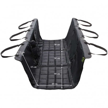 Hátsó ülésvédő huzat Hamilton 145 x 150cm fekete