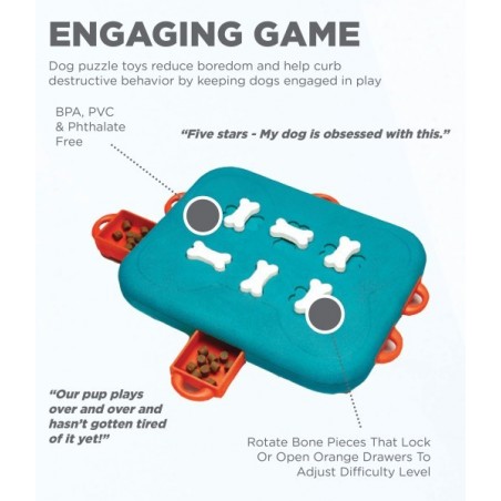 Dog Casino interaktív csemege kirakós kutyajáték - haladó