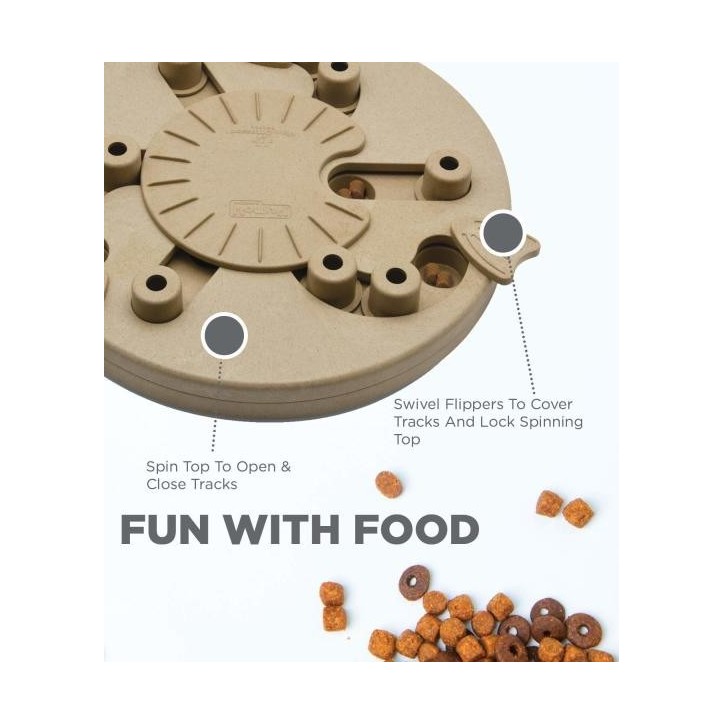 Dog Worker Tan Interactive Treat Puzzle Kutyajáték Dog Worker Tan Interactive Treat Puzzle Kutyajáték