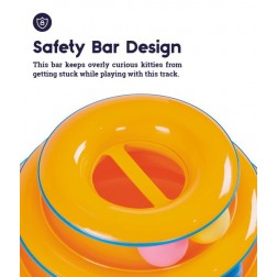 Tower of Tracks Interaktív 3 szintes macskajáték