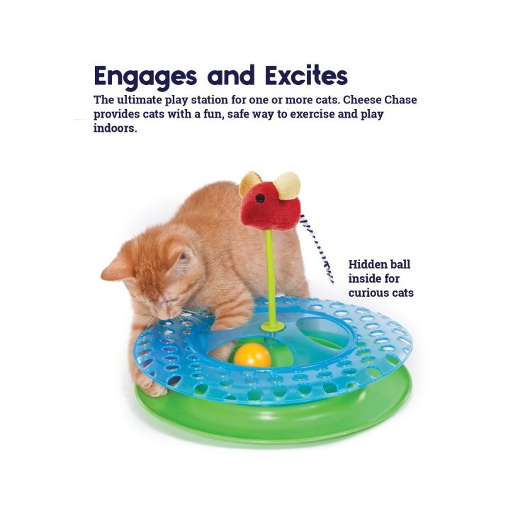 Cheese Chase Catnip interaktív macskajáték