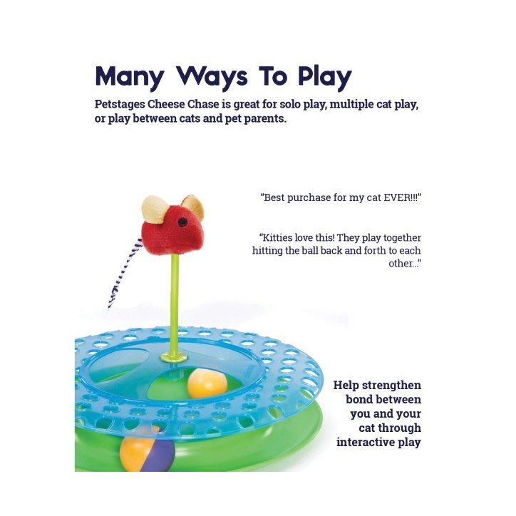 Cheese Chase Catnip interaktív macskajáték