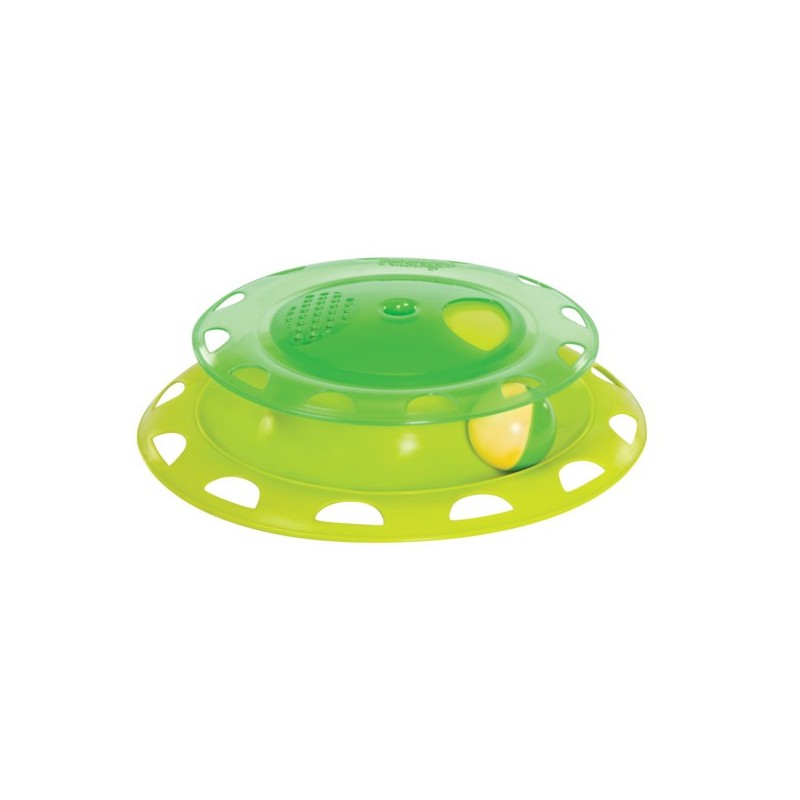 Catnip Chase Track zöld interaktív macskajáték