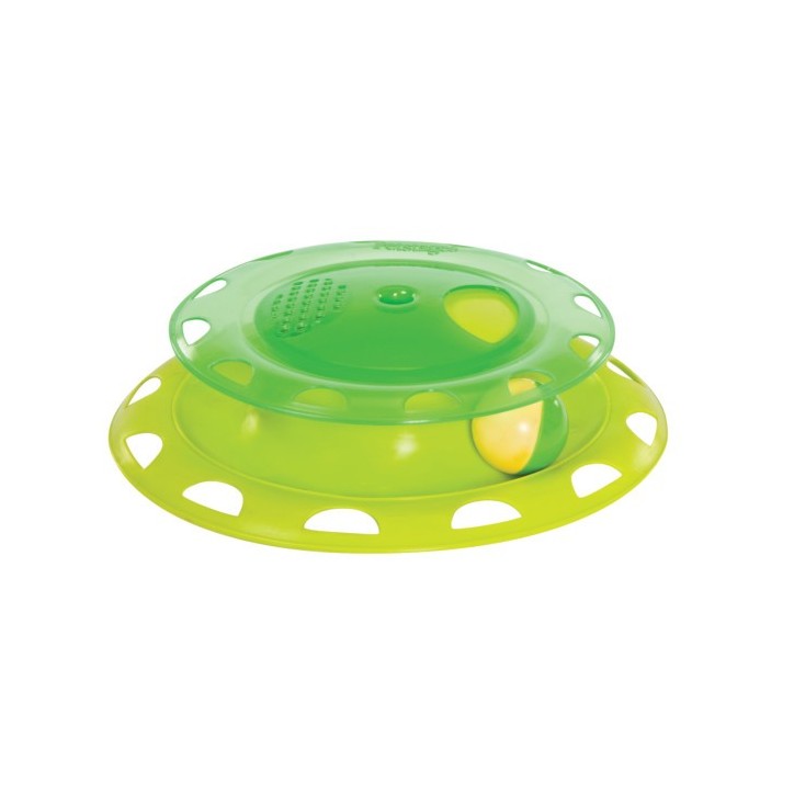 Catnip Chase Track zöld interaktív macskajáték