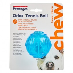 Orka csemegét adagoló teniszlabda kutyarágójáték, királykék Petstages