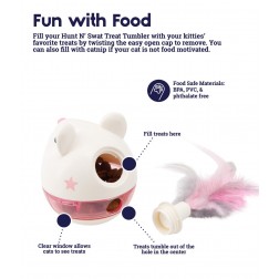 Hunt 'N Swat Treat Tumbler cica játék