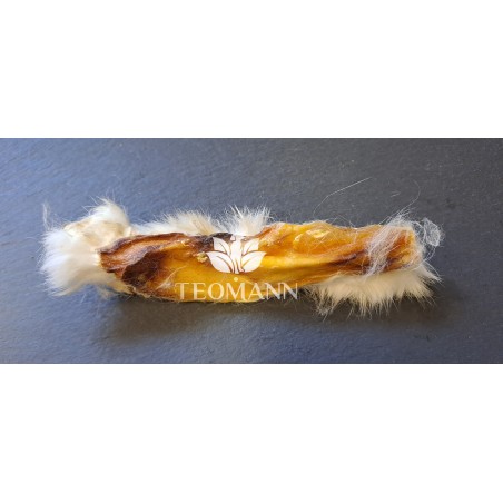 Teomann szárított szőrös nyúlbőr