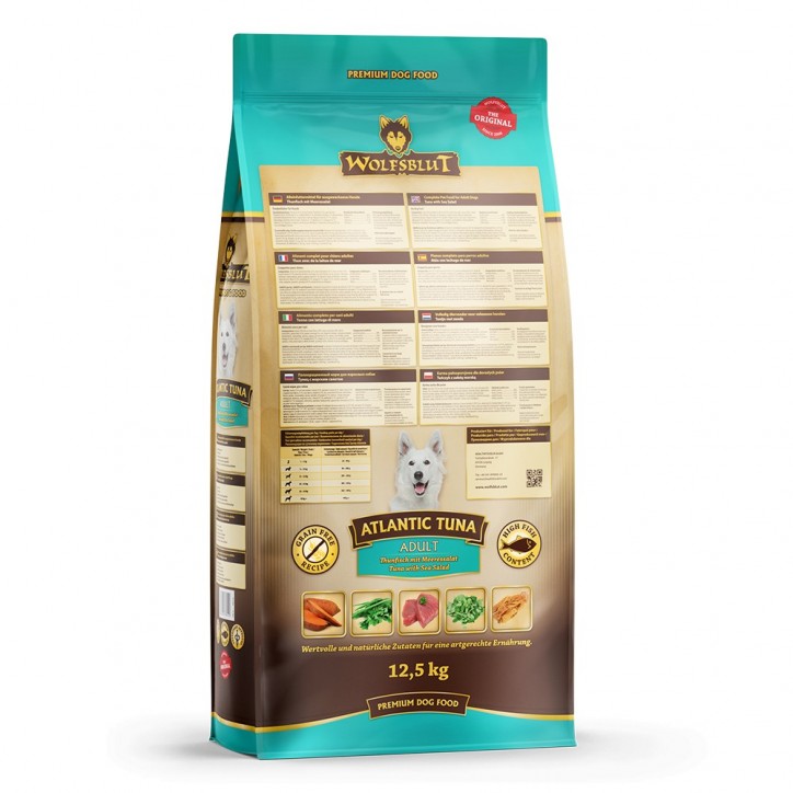 Wolfsblut Atlantic Tuna Adult - Tonhal tengeri moszattal