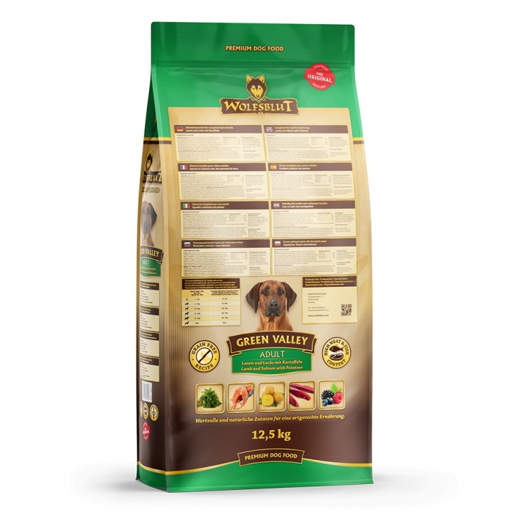 Wolfsblut Green Valley Adult - Bárány & Lazac burgonyával
