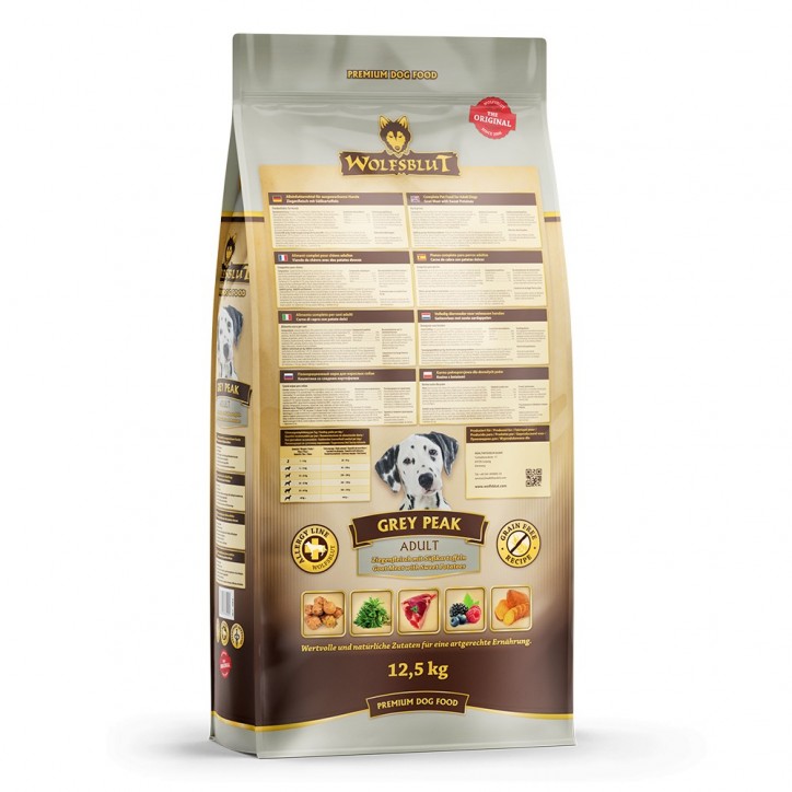 Wolfsblut Grey Peak Adult - Kecske édesburgonyával 12,5kg