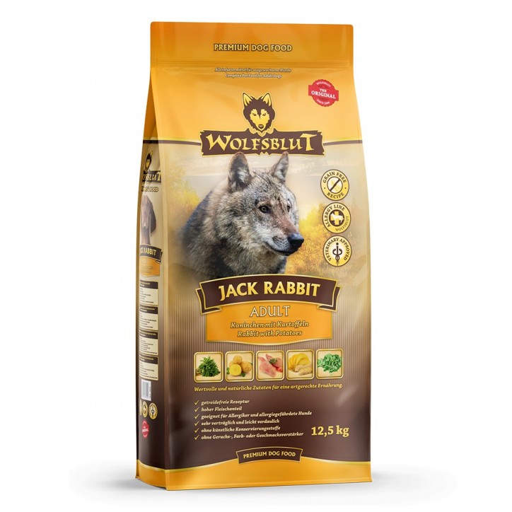 Wolfsblut Jack Rabbit Adult - Nyúl zöldségekkel 12,5kg Wolfsblut Jack Rabbit Adult - Nyúl zöldségekkel 12,5kg