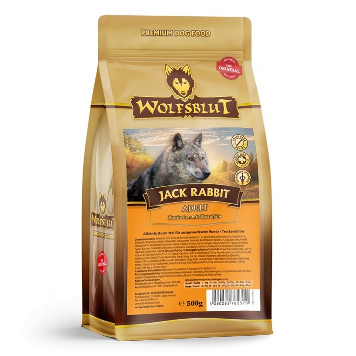 Wolfsblut Jack Rabbit Adult - Nyúl zöldségekkel 12,5kg Wolfsblut Jack Rabbit Adult - Nyúl zöldségekkel 12,5kg