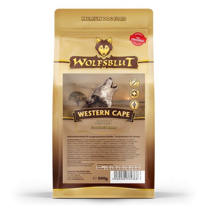 Wolfsblut Western Cape Adult - Strucc banánnal 12,5kg