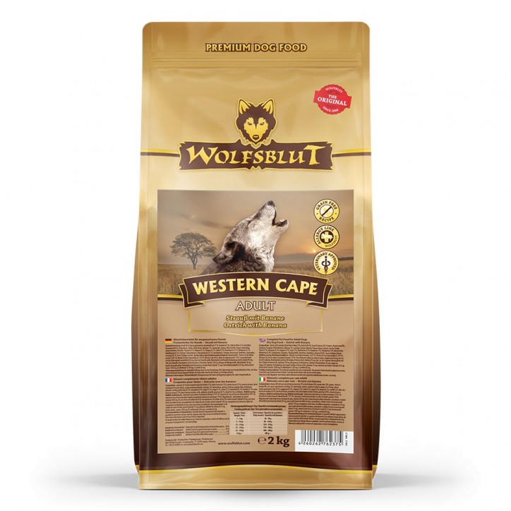 Wolfsblut Western Cape Adult - Strucc banánnal 12,5kg