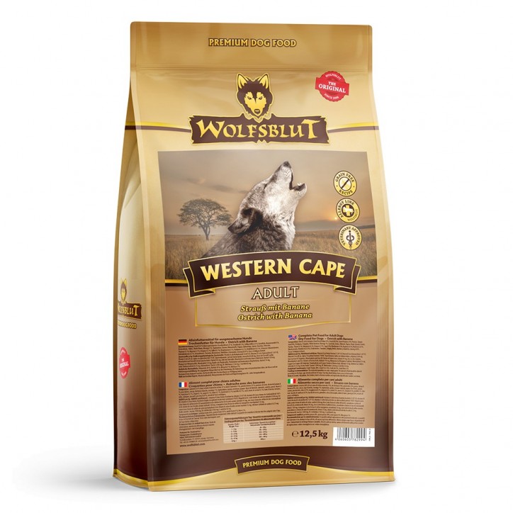 Wolfsblut Western Cape Adult - Strucc banánnal 12,5kg