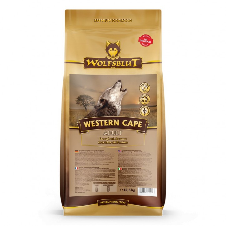 Wolfsblut Western Cape Adult - Strucc banánnal 12,5kg