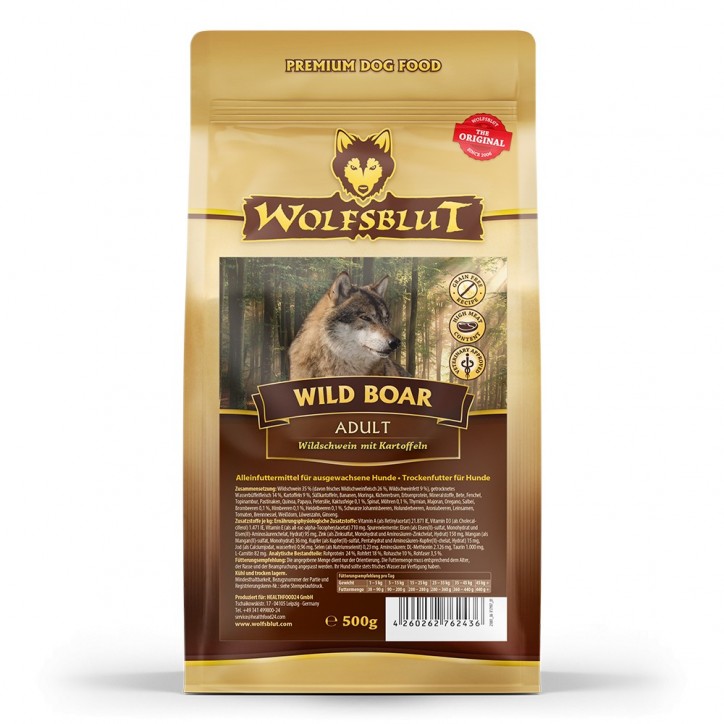 Wolfsblut Wild Boar Adult - Vaddisznó burgonyával