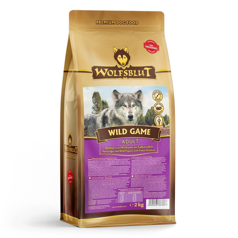 Wolfsblut Wild Game Adult - Fogoly, vadgalamb édesburgonyával