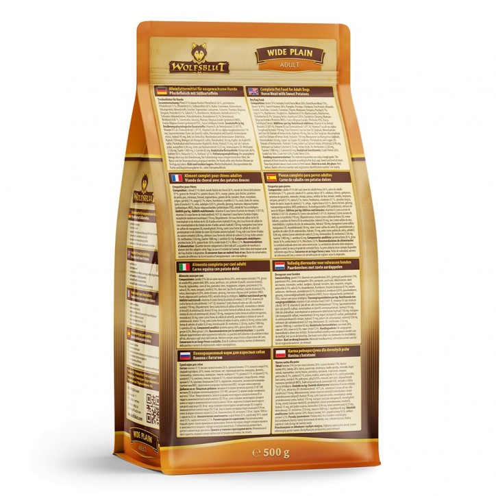 Wolfsblut Wide Plain Adult - Ló édesburgonyával 12,5kg