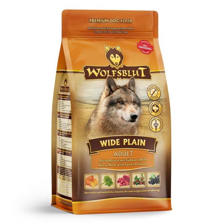 Wolfsblut Wide Plain Adult - Ló édesburgonyával 12,5kg