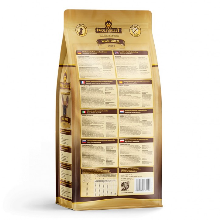 Wolfsblut Wild Duck Puppy - Kacsa burgonyával