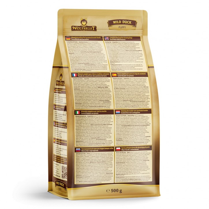 Wolfsblut Wild Duck Puppy - Kacsa burgonyával