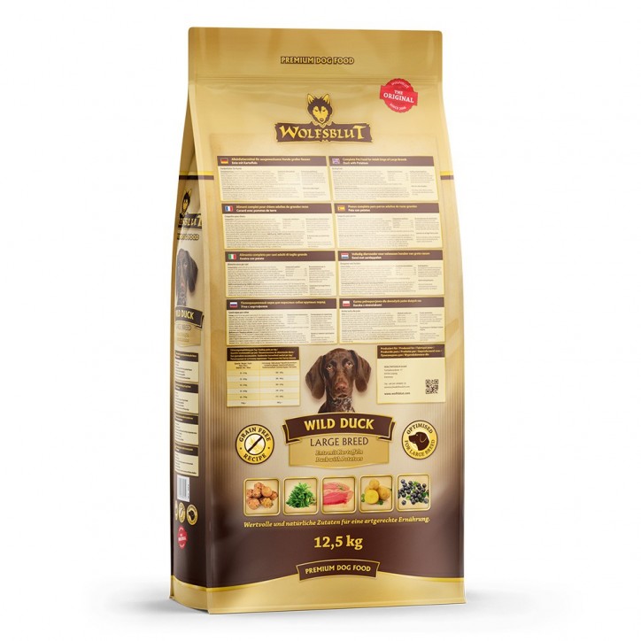 Wolfsblut Wild Duck Large Breed Adult - Kacsa burgonyával Wolfsblut Wild Duck Large Breed Adult - Kacsa burgonyával