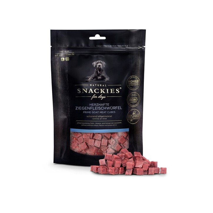 Snackies Kecskehús kockák 170g