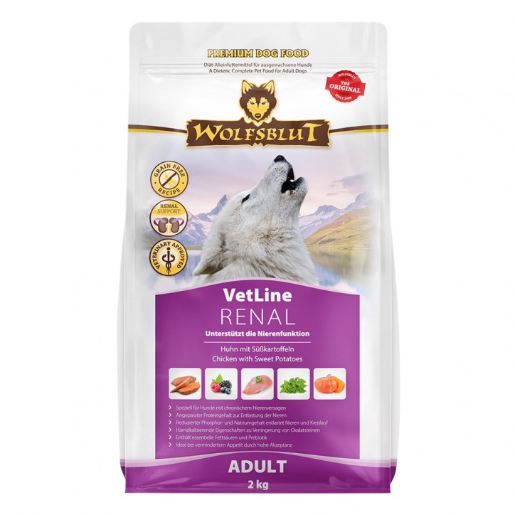 Wolfsblut VetLine Renal - Csirke édesburgonyával 2kg