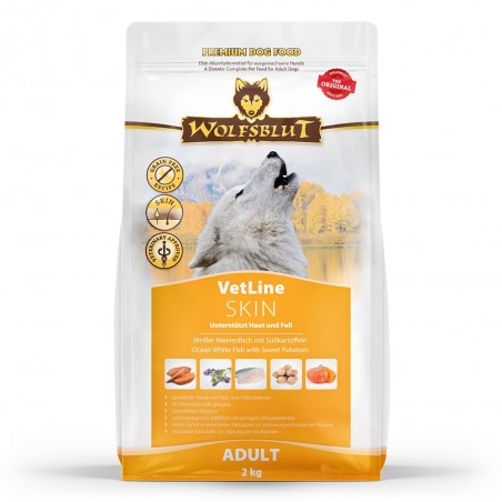 Wolfsblut VetLine Skin & Coat - Fehérhal 2kg