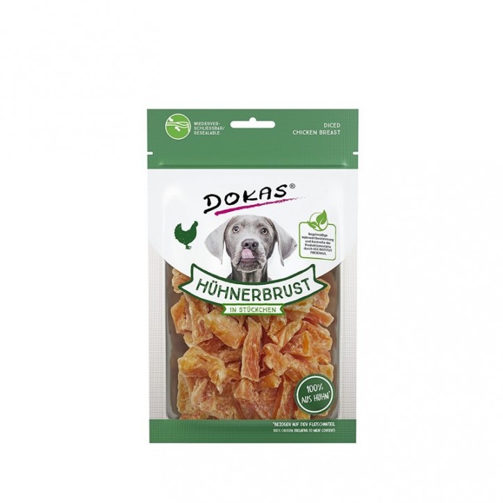 Dokas szárított csirkemell darabkák