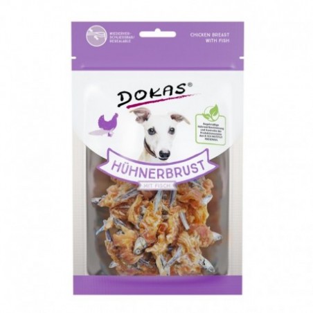 Dokas szárított csirkemell hallal