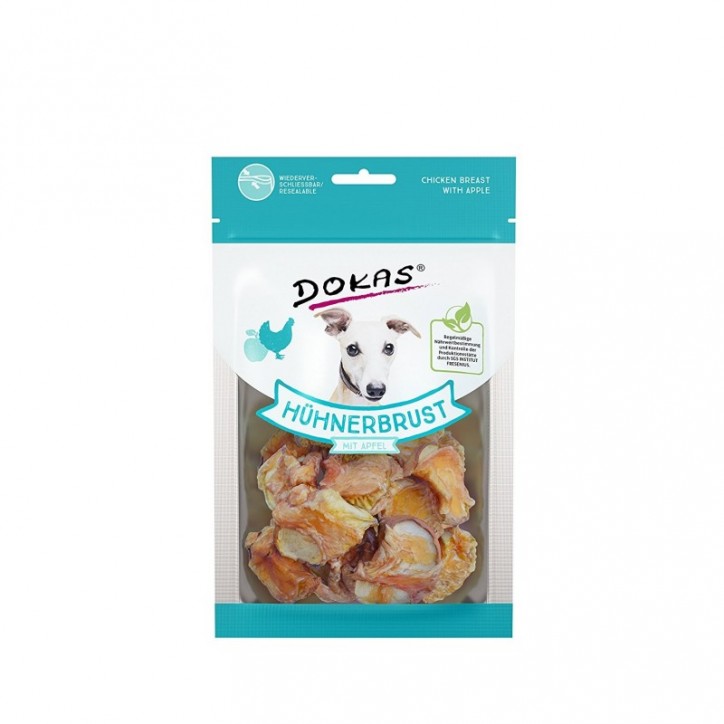 Dokas szárított csirkemell almával