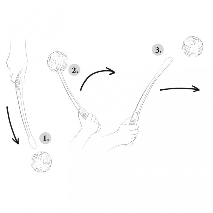 Hunter FLINGERZ™ dobójáték rúd+ labda 47 / 7cm