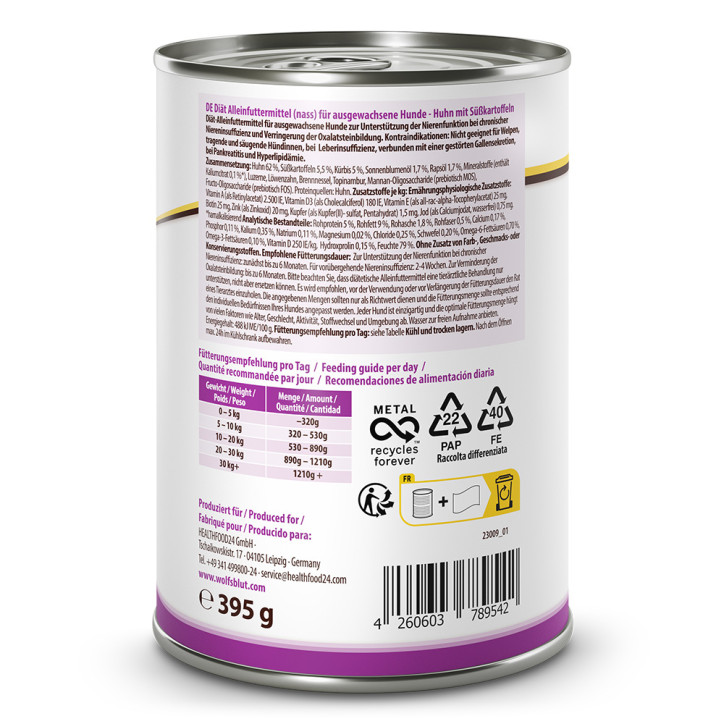 Wolfsblut VetLine Renal kutya konzerv 395g