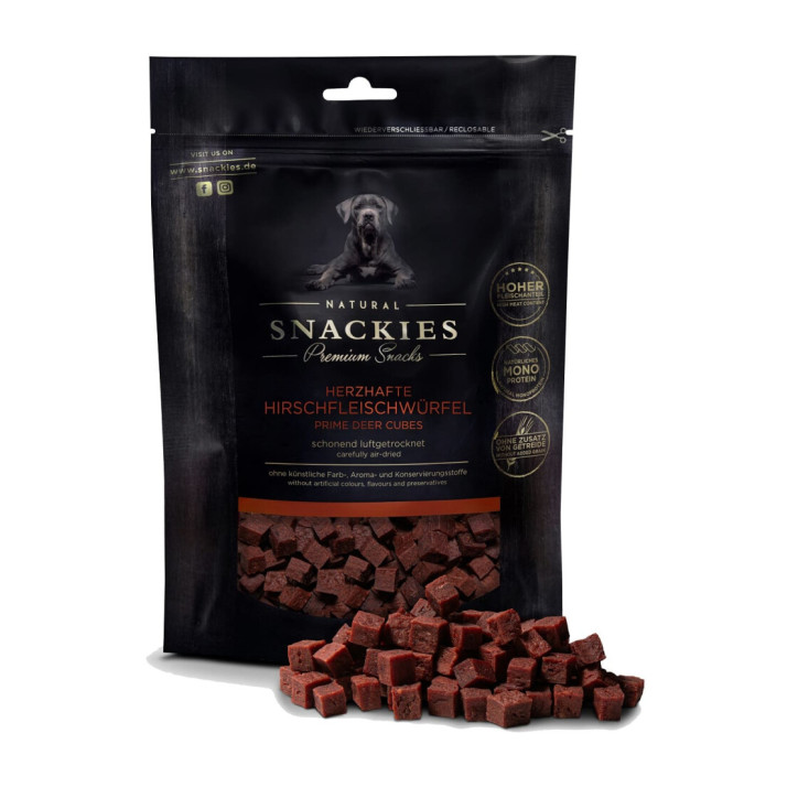 Snackies Szarvashús kockák 170g
