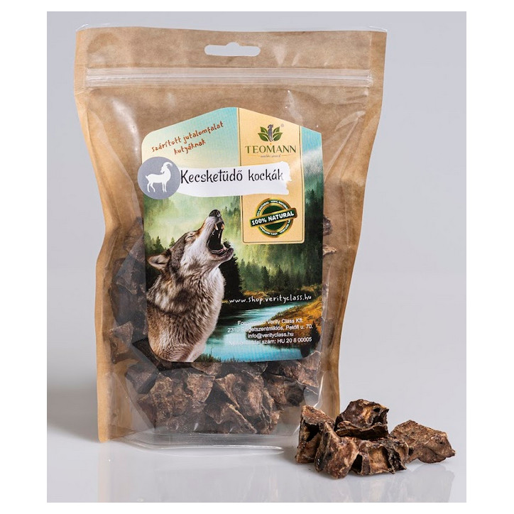 Teomann szárított kecsketüdő kockák