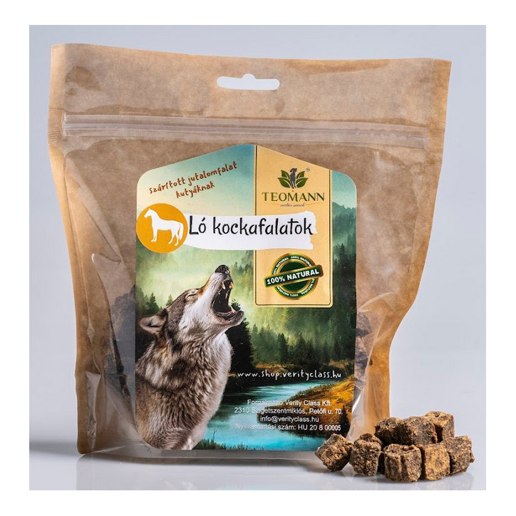 Teomann Szárított Ló Kockafalatok