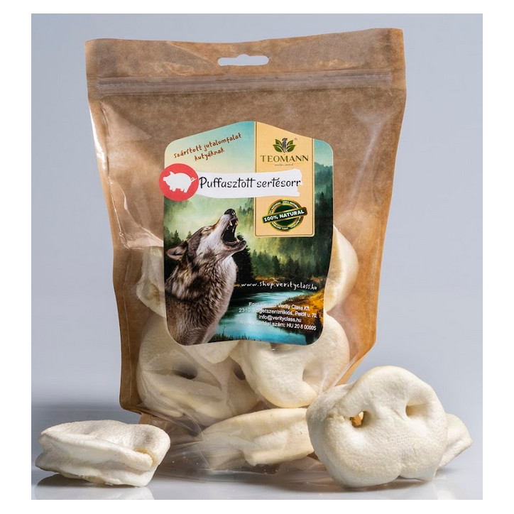 Teomann puffasztott sertésorr