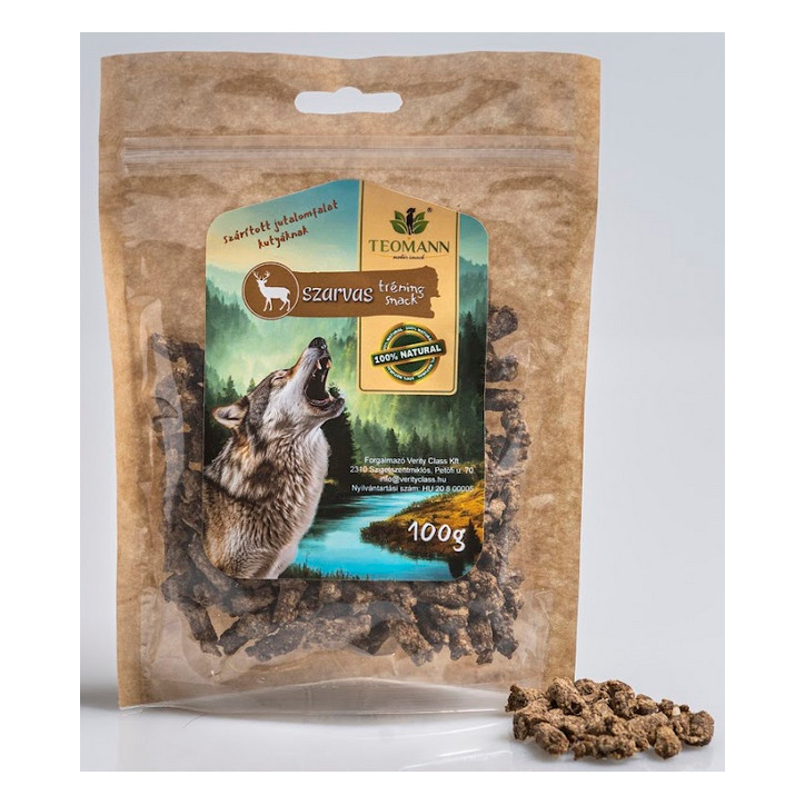 Teomann Tréning Snack Szarvas 100g