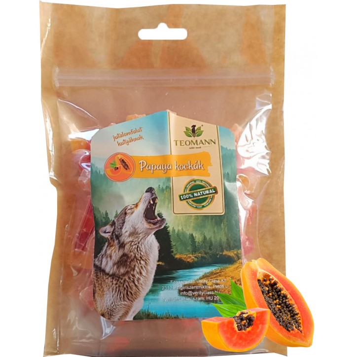 Teomann szárított Papaya kockák 200g