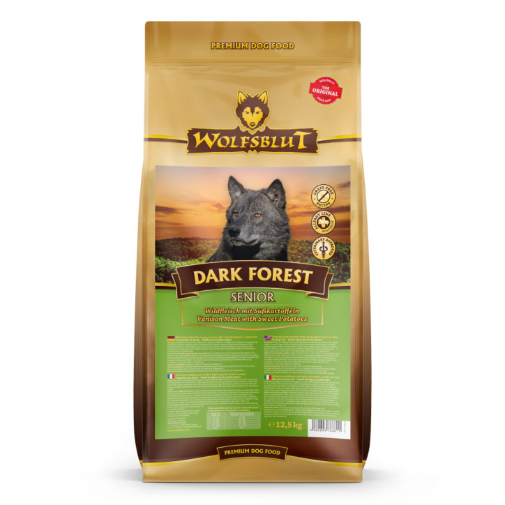 Wolfsblut Dark Forest Senior - Vad édesburgonyával 2 kg