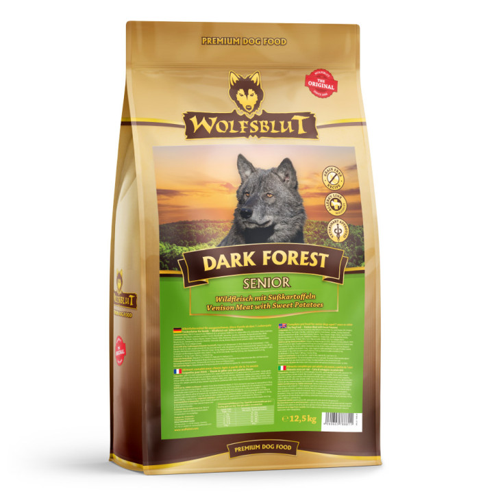 Wolfsblut Dark Forest Senior - Vad édesburgonyával 2 kg