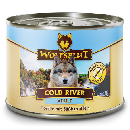 Wolfsblut Cold River Adult - pisztráng édesburgonyával 200g