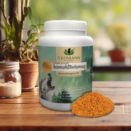 Teomann hidegen préselt Homoktövismag-liszt 150g