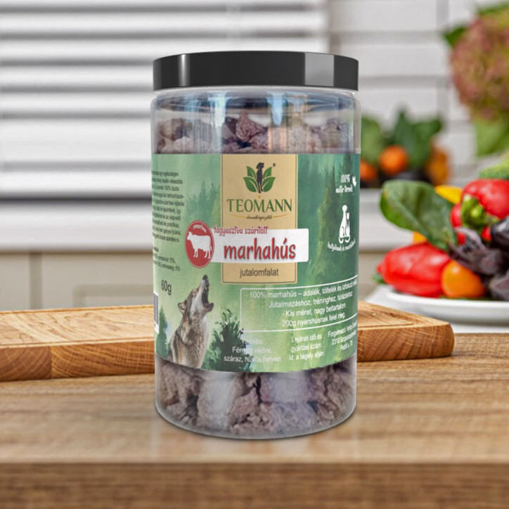 Teomann fagyasztva szárított (liofilizált) marhahús 60g