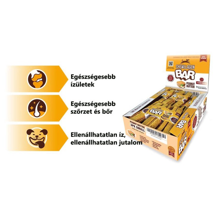 Chewllagen BAR mogyoróvajas S méret (3db)