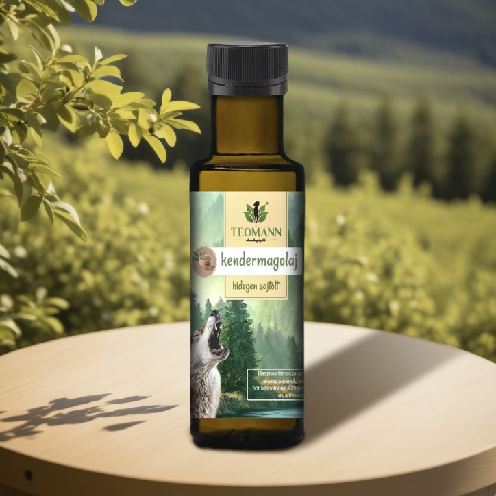 Teomann hidegen sajtolt Kendermag olaj 100ml Teomann hidegen sajtolt Kendermag olaj 100ml